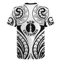 New Caledonia Day Rugby Jersey Polynesian Curves White Color - Polynesian Pride