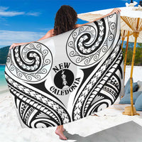 New Caledonia Day Sarong Polynesian Curves White Color - Polynesian Pride