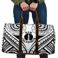 New Caledonia Day Travel Bag Polynesian Curves White Color - Polynesian Pride
