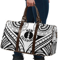 New Caledonia Day Travel Bag Polynesian Curves White Color - Polynesian Pride