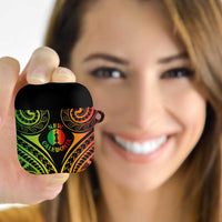 New Caledonia Day AirPods Case Polynesian Curves Reggae Color LT05 Reggae - Polynesian Pride