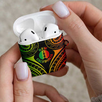 New Caledonia Day AirPods Case Polynesian Curves Reggae Color - Polynesian Pride