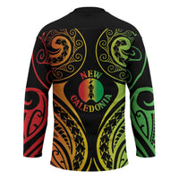 New Caledonia Day Hockey Jersey Polynesian Curves Reggae Color LT05 - Polynesian Pride