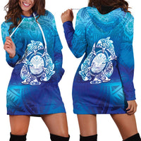 Marshall Islands Manit Day Hoodie Dress Tribal Dolphin With Marshall Seal LT05 - Polynesian Pride