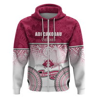 Adi Cakobau School Hoodie 75th Anniversary LT05 Zip Hoodie Pink - Polynesian Pride