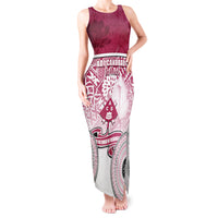 Adi Cakobau School Tank Maxi Dress 75th Anniversary LT05 Women Pink - Polynesian Pride