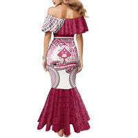 Personalized Adi Cakobau School Mermaid Dress With Fijian Tapa Pattern LT05 - Polynesian Pride