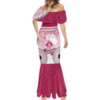 Personalized Adi Cakobau School Mermaid Dress With Fijian Tapa Pattern LT05 - Polynesian Pride