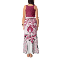 Personalized Adi Cakobau School Tank Maxi Dress With Fijian Tapa Pattern LT05 - Polynesian Pride