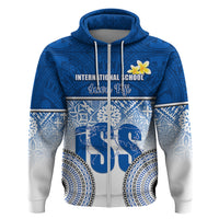 Personalized International School Suva Hoodie With Fijian Tapa Pattern LT05 - Polynesian Pride