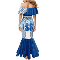 Personalized International School Suva Mermaid Dress With Fijian Tapa Pattern LT05 - Polynesian Pride