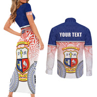 personalized-marist-brothers-high-school-couples-matching-short-sleeve-bodycon-dress-and-long-sleeve-button-shirts-with-fijian-tapa-pattern