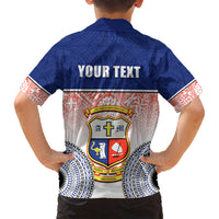 Personalized Marist Brothers High School Kid Hawaiian Shirt With Fijian Tapa Pattern LT05 - Polynesian Pride