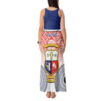 Personalized Marist Brothers High School Tank Maxi Dress With Fijian Tapa Pattern LT05 - Polynesian Pride