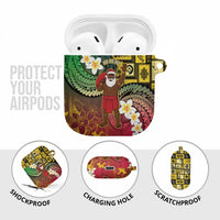 Vanuatu Christmas AirPods Case Ni-Van Santa Retro Style LT05 - Polynesian Pride
