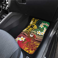 Vanuatu Christmas Car Mats Ni-Van Santa Retro Style LT05 - Polynesian Pride