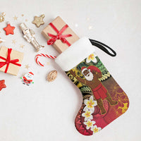 Vanuatu Christmas Stocking Ni-Van Santa Retro Style LT05 - Polynesian Pride