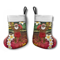 Vanuatu Christmas Stocking Ni-Van Santa Retro Style LT05 - Polynesian Pride