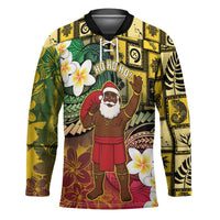 Vanuatu Christmas Hockey Jersey Ni-Van Santa Retro Style LT05 Unisex Colorful - Polynesian Pride