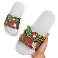 Vanuatu Christmas Slide Sandals Ni-Van Santa Retro Style LT05 - Polynesian Pride
