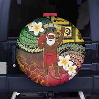 Vanuatu Christmas Spare Tire Cover Ni-Van Santa Retro Style - Polynesian Pride