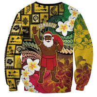 Vanuatu Christmas Sweatshirt Ni-Van Santa Retro Style LT05 - Polynesian Pride