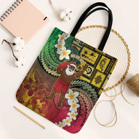 Vanuatu Christmas Tote Bag Ni-Van Santa Retro Style - Polynesian Pride