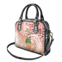Hawaii Mele Kalikimaka Shoulder Handbag Hula Santa Retro Style Red LT05 - Polynesian Pride