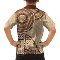 Samoa Siapo Pattern Simple Style Hawaiian Shirt LT05 - Polynesian Pride