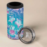 Polynesia Sea Turtle Couple 4 in 1 Can Cooler Tumbler Love Is Life LT05 - Polynesian Pride