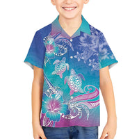 Polynesia Sea Turtle Couple Hawaiian Shirt Love Is Life