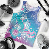Polynesia Sea Turtle Couple Men Tank Top Love Is Life LT05 - Polynesian Pride