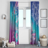 Polynesia Sea Turtle Couple Window Curtain Love Is Life LT05 - Polynesian Pride