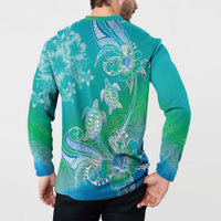 Polynesia Sea Turtle Couple Button Sweatshirt I Am Turtley In Love With You LT05 - Polynesian Pride
