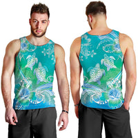 Polynesia Sea Turtle Couple Men Tank Top I Am Turtley In Love With You LT05 - Polynesian Pride