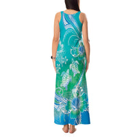 Polynesia Sea Turtle Couple Tank Maxi Dress I Am Turtley In Love With You LT05 - Polynesian Pride