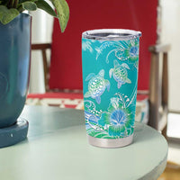 Polynesia Sea Turtle Couple Tumbler Cup I Am Turtley In Love With You LT05 - Polynesian Pride