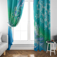 Polynesia Sea Turtle Couple Window Curtain I Am Turtley In Love With You LT05 - Polynesian Pride