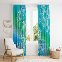 Polynesia Sea Turtle Couple Window Curtain I Am Turtley In Love With You LT05 - Polynesian Pride