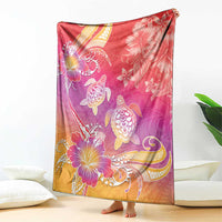 Polynesia Sea Turtle Couple Blanket One Soul One Love LT05 - Polynesian Pride