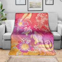 Polynesia Sea Turtle Couple Blanket One Soul One Love LT05 - Polynesian Pride