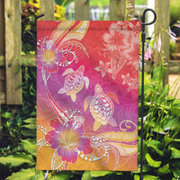 Polynesia Sea Turtle Couple Garden Flag One Soul One Love LT05 Garden Flag Red - Polynesian Pride