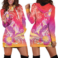 Polynesia Sea Turtle Couple Hoodie Dress One Soul One Love LT05 - Polynesian Pride