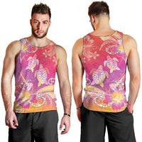 Polynesia Sea Turtle Couple Men Tank Top One Soul One Love LT05 - Polynesian Pride