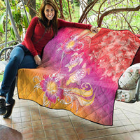 Polynesia Sea Turtle Couple Quilt One Soul One Love