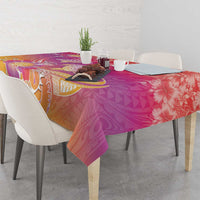 Polynesia Sea Turtle Couple Tablecloth One Soul One Love LT05 - Polynesian Pride