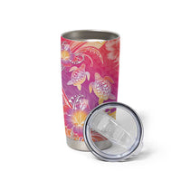 Polynesia Sea Turtle Couple Tumbler Cup One Soul One Love LT05 - Polynesian Pride
