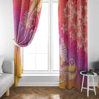 Polynesia Sea Turtle Couple Window Curtain One Soul One Love LT05 - Polynesian Pride