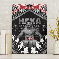 New Zealand Aotearoa Canvas Wall Art Traditional Kapa Haka LT05 Without Frame Black - Polynesian Pride