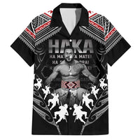 New Zealand Aotearoa Hawaiian Shirt Traditional Kapa Haka LT05 Black - Polynesian Pride